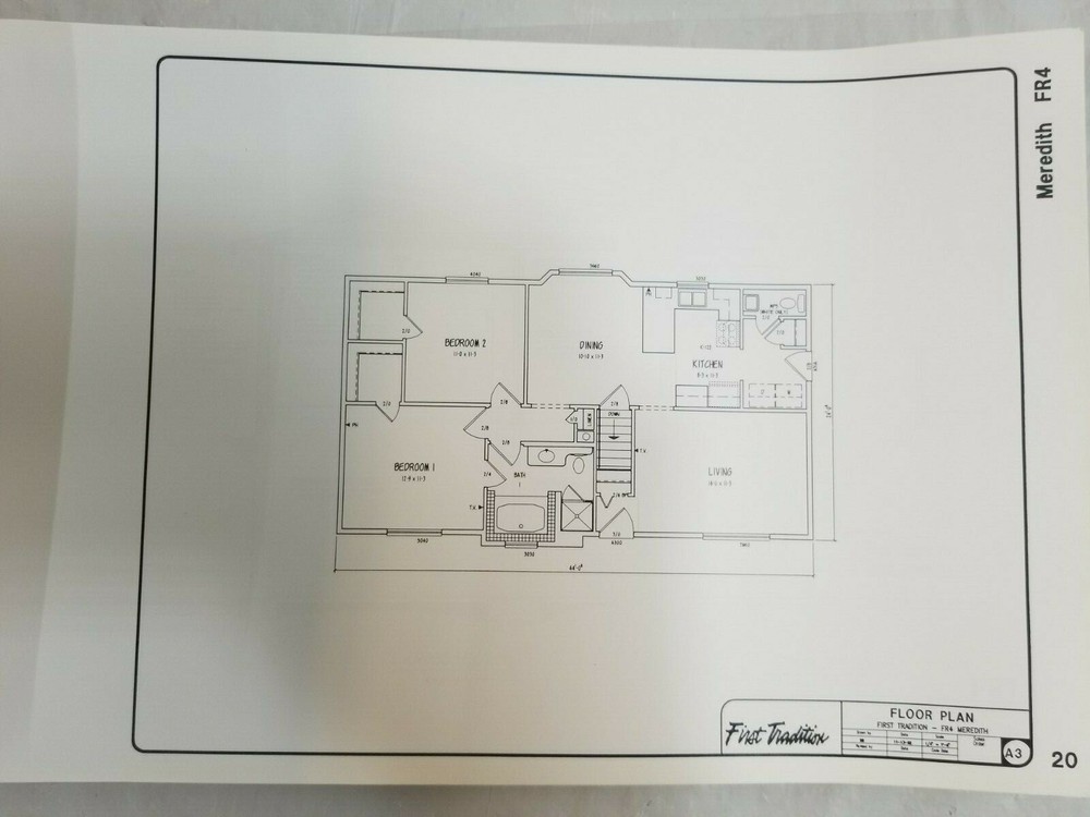 FIRST TRADITION Ranches Floor Plans & Elevations from First Tradition