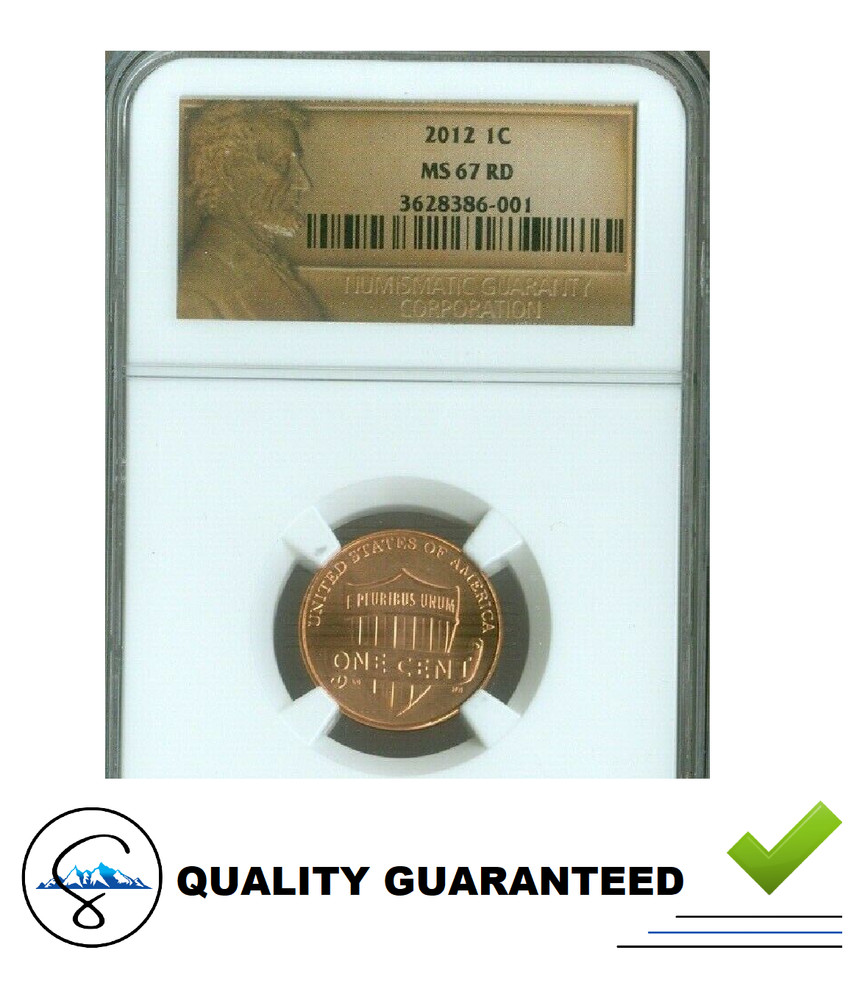 2012 Lincoln Cent NGC MS67 RD Quality