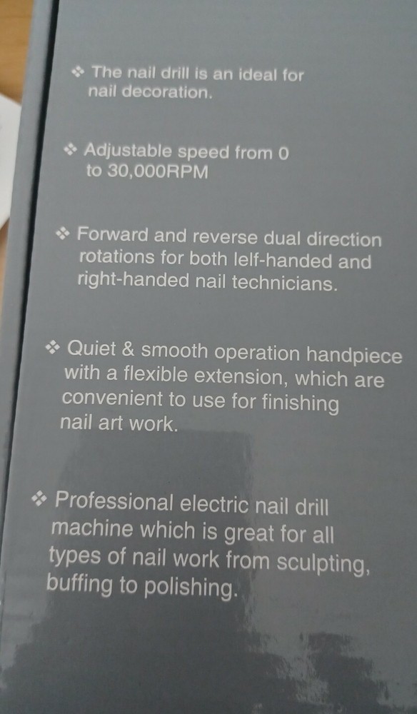 Nail drill set