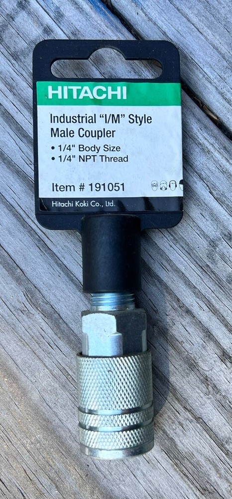 Hitachi 1/4 Inch Make Coupler