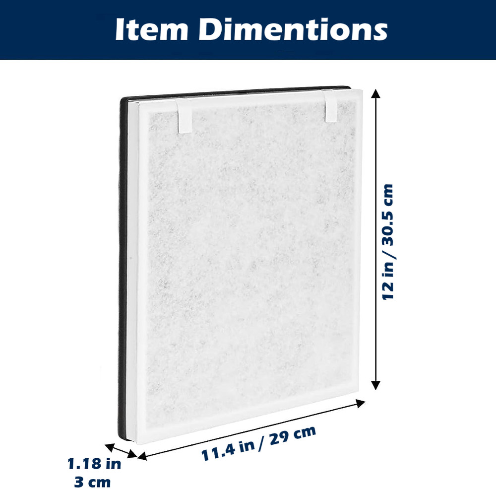 Replacement True HEPA Filter for LEVOIT Vital 100 Air Purifier 100-RF