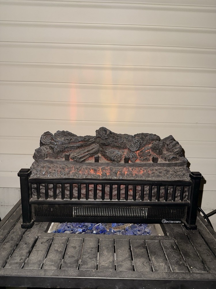 Electric Fireplace Heater Insert – Realistic Log Flame Effect