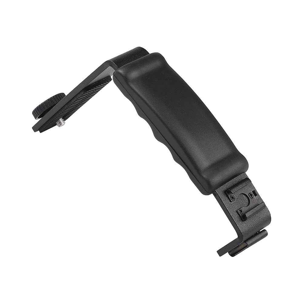 L-Shape Flash Bracket with Dual Flash Cold Shoe Mount  Tripod Screw Versatile...