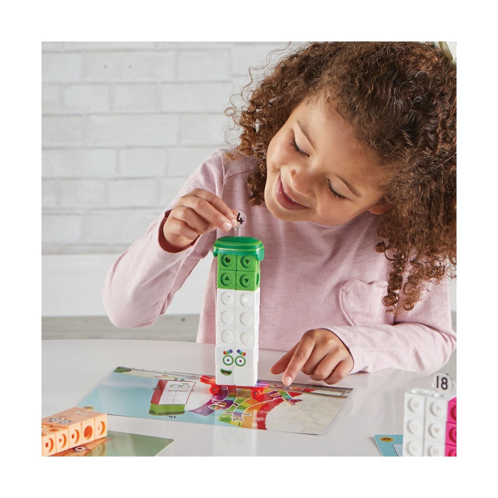 hand2mind Numberblocks 11-20 MathLink Cubes Activity Set, Elementary Math