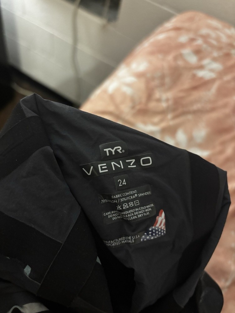 TYR Woman’s Camo Venmo Tech suit Size 24