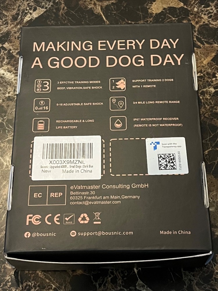 Bousnic Dog Training Collar