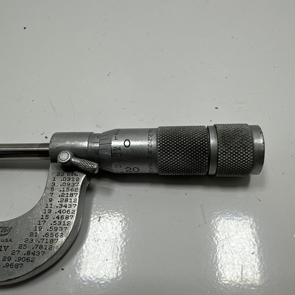 Lufkin CT1661V Micrometer 0-1" USA
