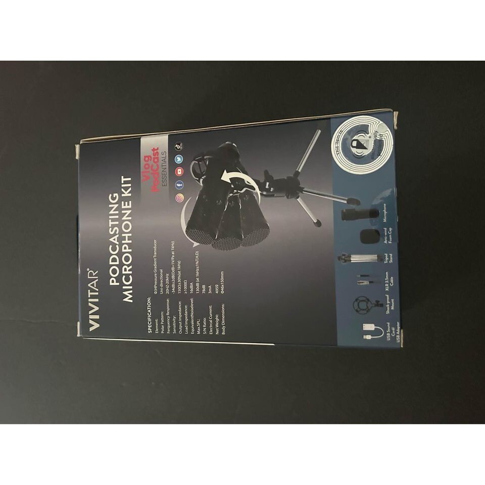 Vivitar Podcasting Microphone Kit