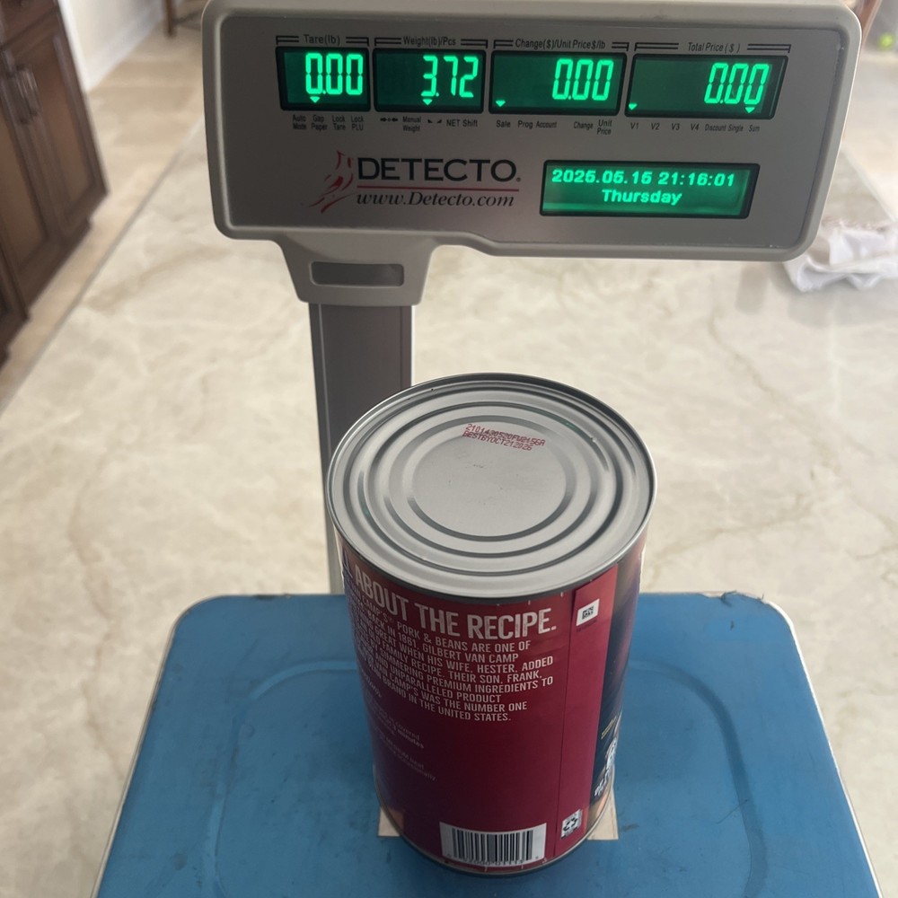 Detecto DL1060P - Price Computing Scale with Integral Printer - Silver