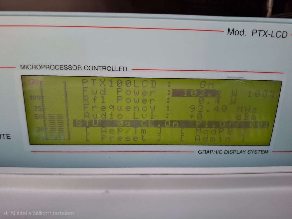 fm broadcast transmitter 100 watt RVR PTX 100