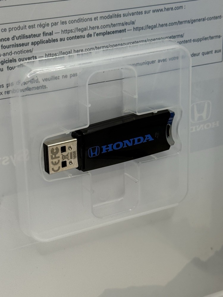 Honda Navigation System 2017 Yellow USB Update