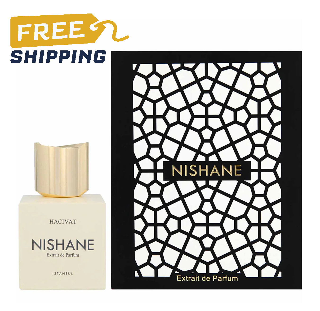 Nishane Hacivat Extrait de Parfum Spray 3.38 oz Unisex Perfume 100ml New Sealed