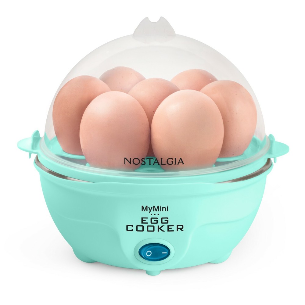 Nostalgia MyMini 7-Egg Cooker Teal 