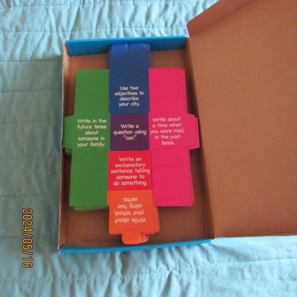 Lot 2-Lakeshore Learning-Roll & Write Word Game-Dice-Sentence Cubes-Writing-2000