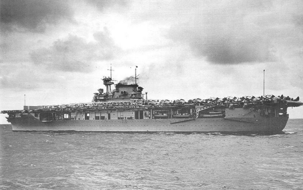 Postcard USS Enterprise CV-6 Carrier