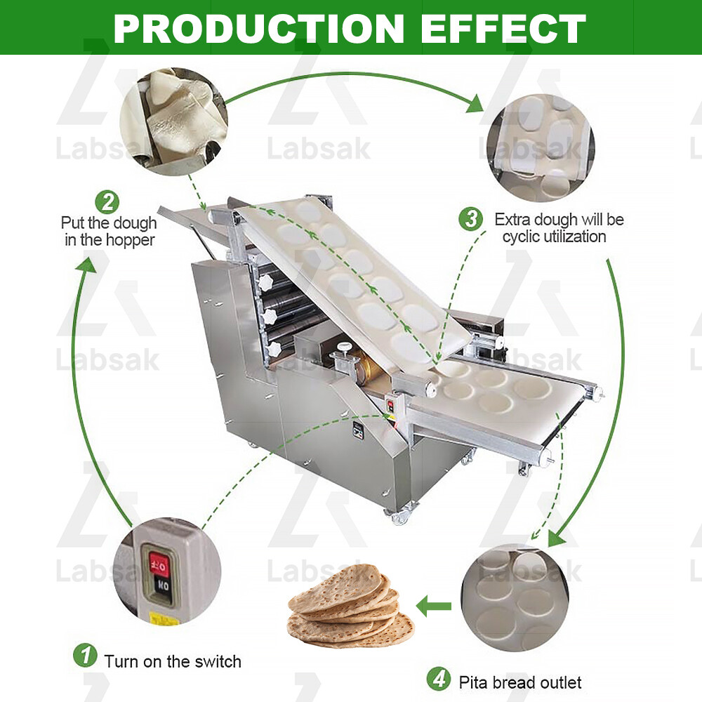 Electric Tortilla Making Machine Pancake Roti Maker Chapati Pressing Machine