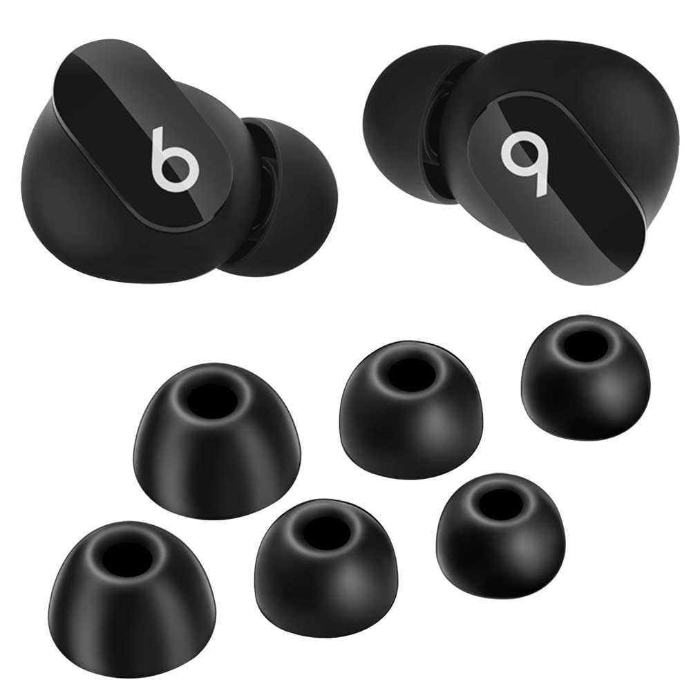SENLIXIN Replacement Eartips for Beats Studio Buds/Fit large, black