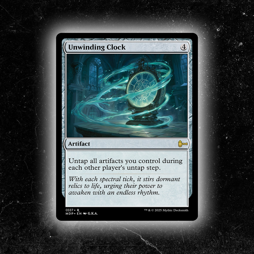 Unwinding Clock - Custom MTG Card - High-Quality