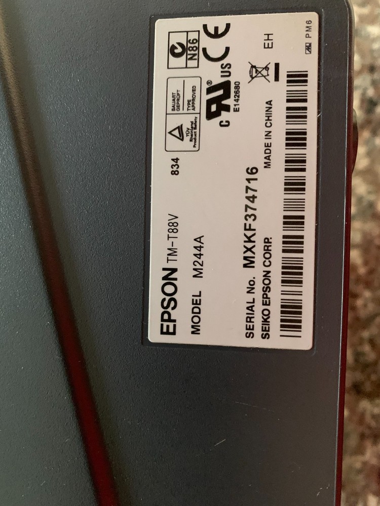 Epson Thermal Receipt Printer - TMT88V
