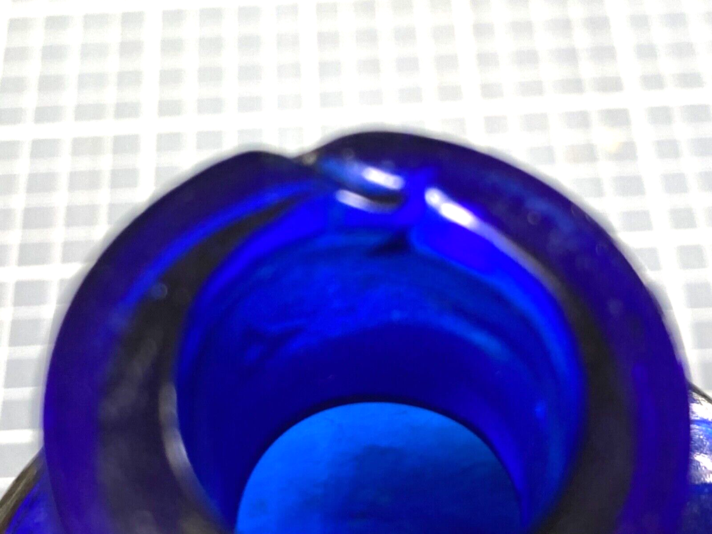 Deep Cobalt John Wyeth Eye Cup Bottles w/ Eye Cups