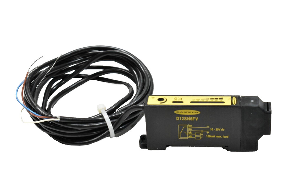 Banner Engineering D12SN6FV Fiber Optic Sensor