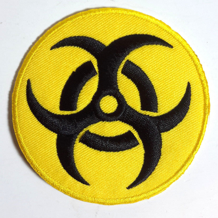 Resident Evil Biohazard Yellow Logo- 3" Patch- USA Mailed (REPA-120)