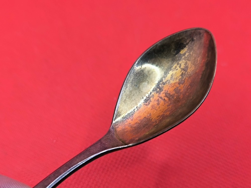Tea Spoon Set Vintage Soviet Silver Original about 1970's