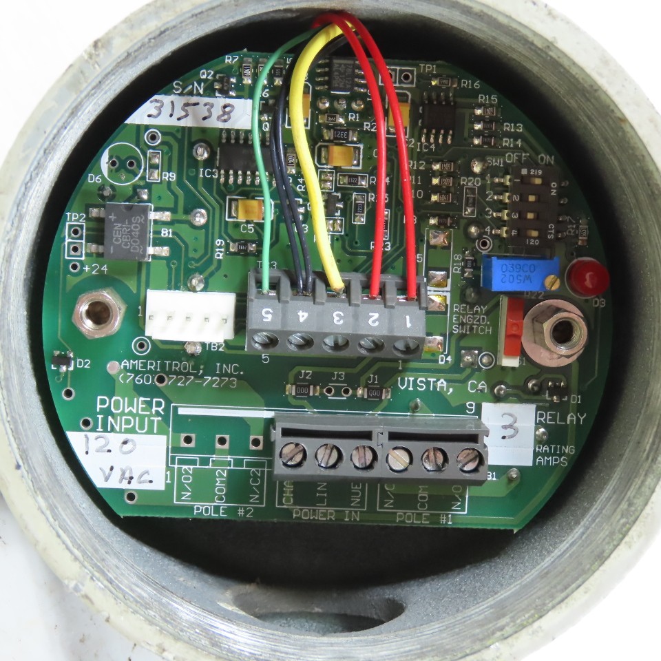 Ameritrol 31538 Flow Switch 120VAC 3A Relay