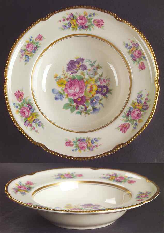 Castleton Castleton Rose Rimmed Soup Bowl 43745
