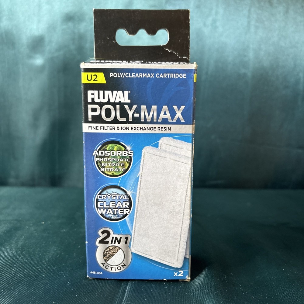 Fluval U2 Poly/Clearmax Cartridge 2 Pack