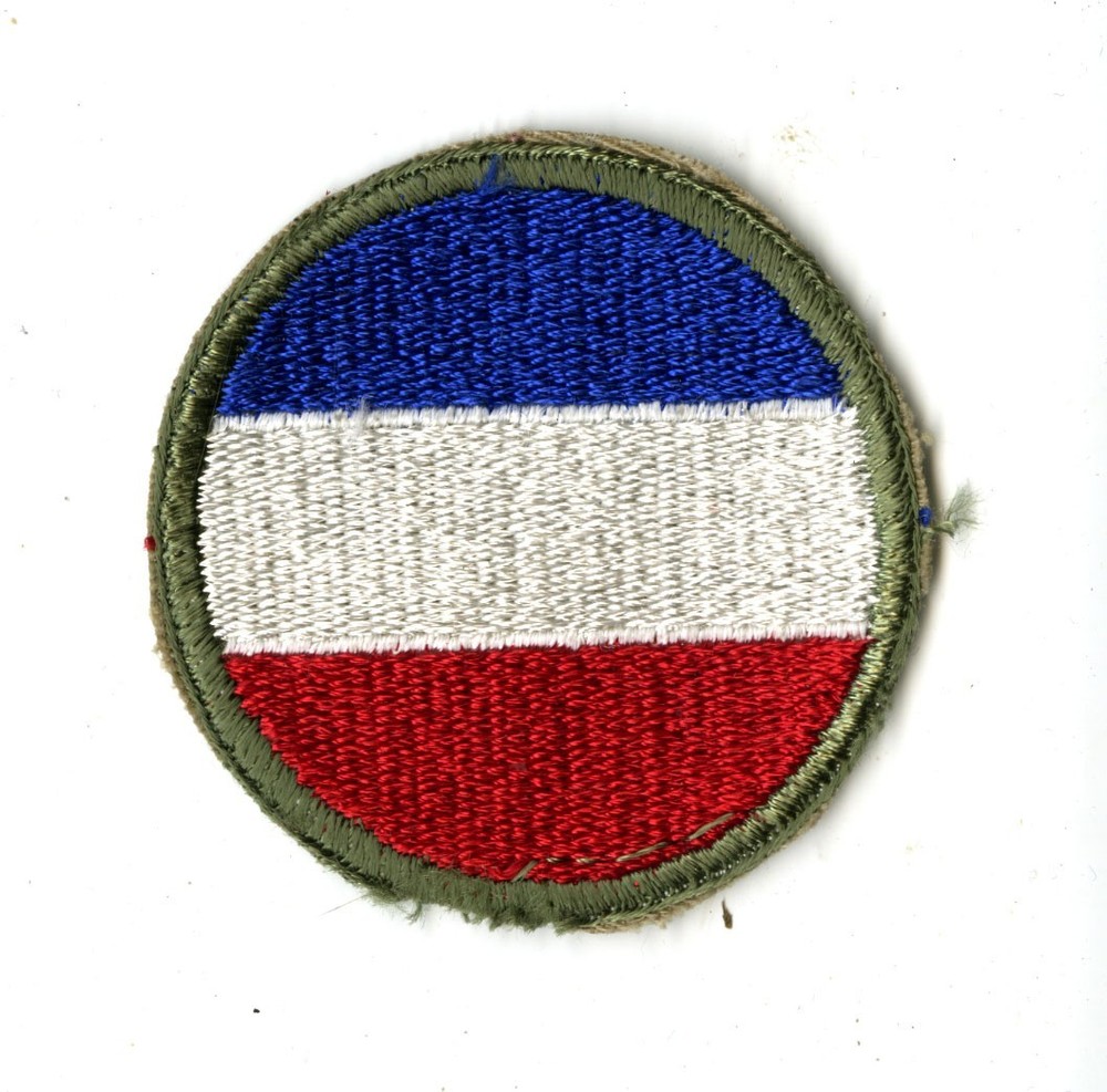 Army Ground Forces White Back Patch WWII Original