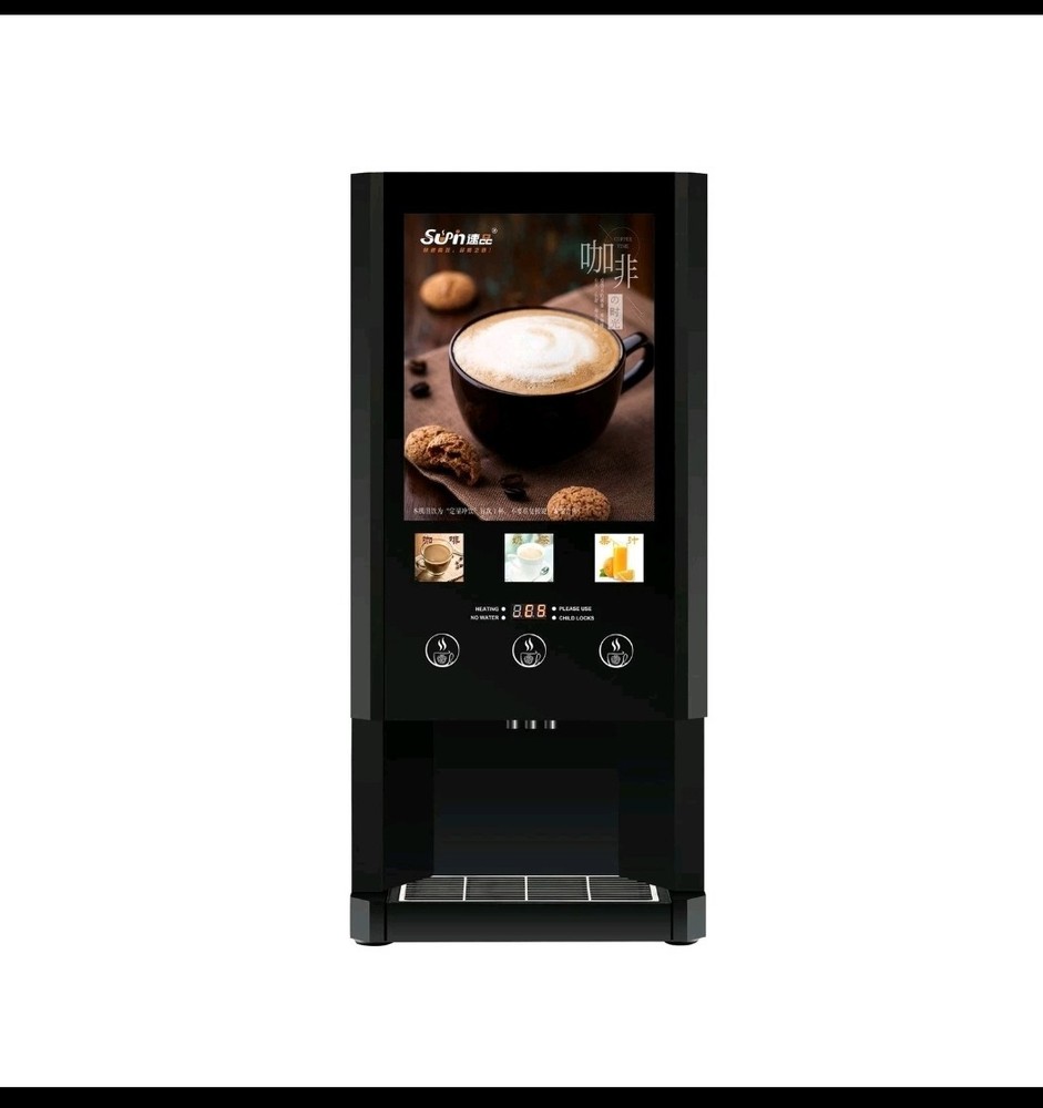Sun Automatic Espresso Cappuccino Machine Black Removable Drip Tray Mixer
