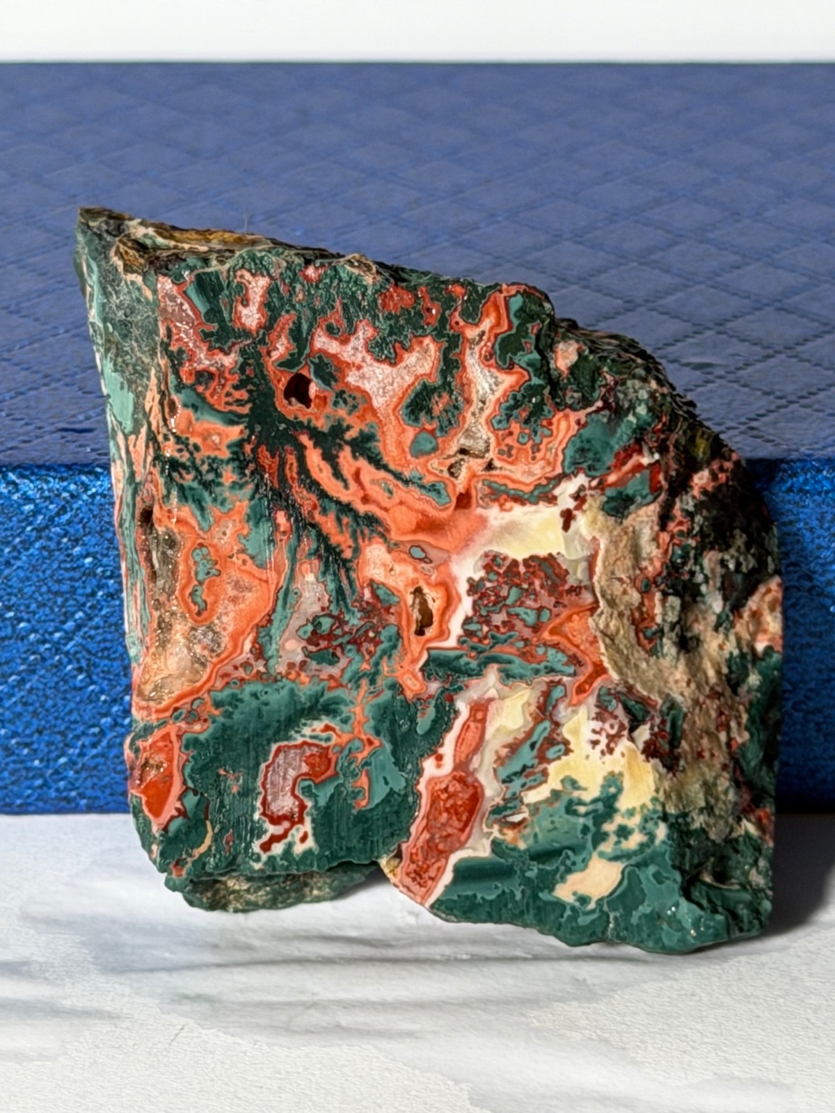 Idaho Sunset Jasper Agate Unpolished Rock Slab