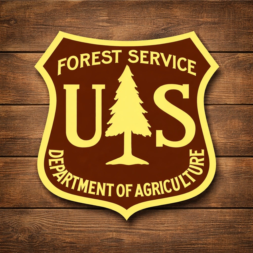 US Forest Service Department of Agriculture Sign National Forest Park