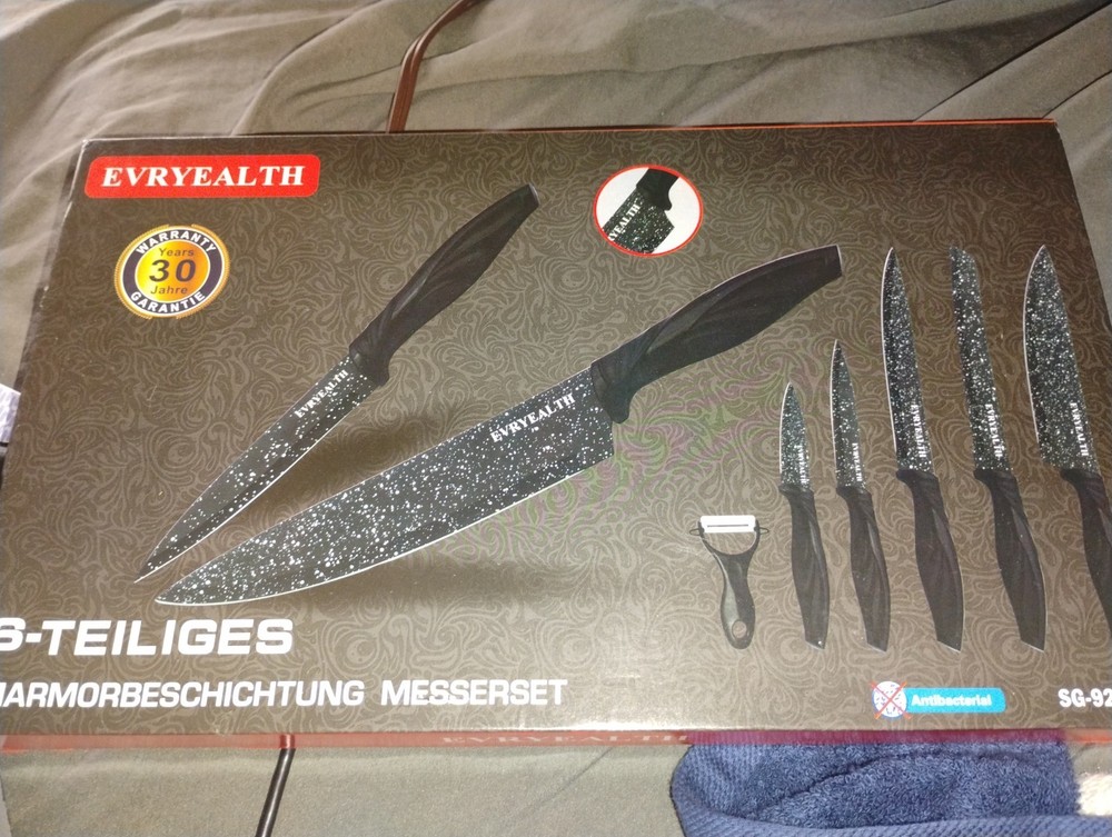 Black Knife Set