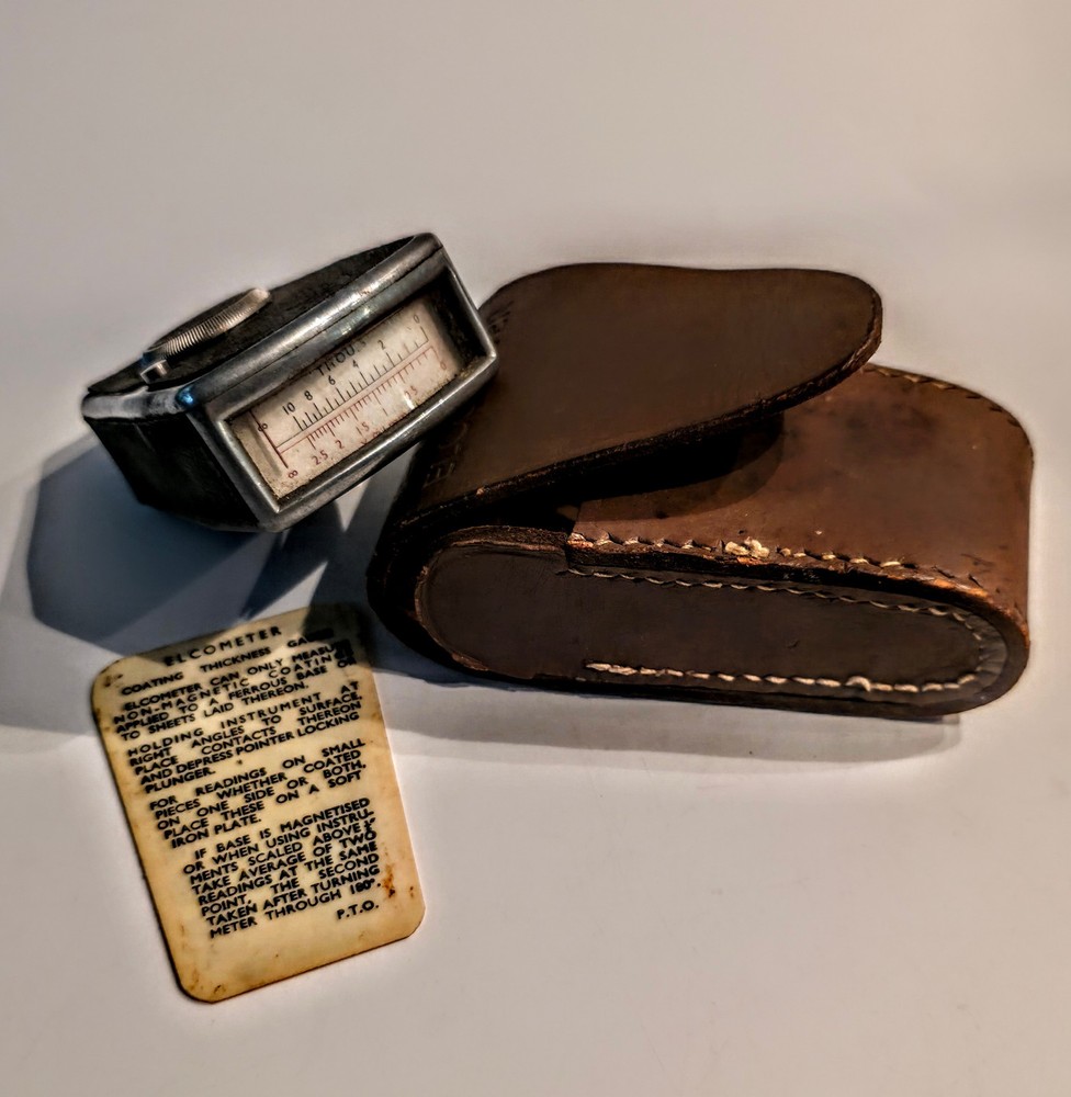 Vintage Electrometer by Ferro Corp. with Leather Case USA