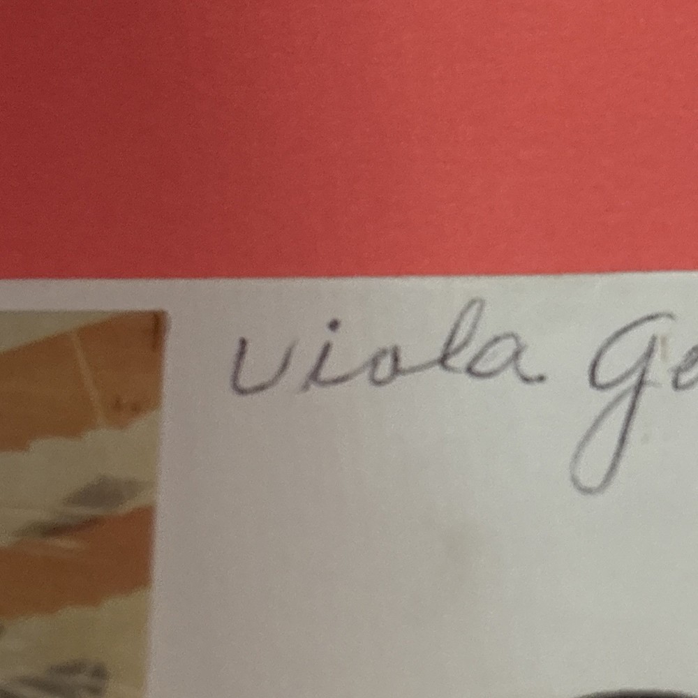 Aviator Viola Gentry Signed Envelope