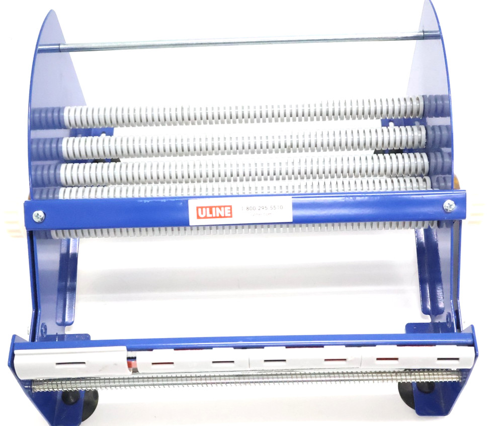 Uline Multiple Roll Tape & Label Dispenser Blue