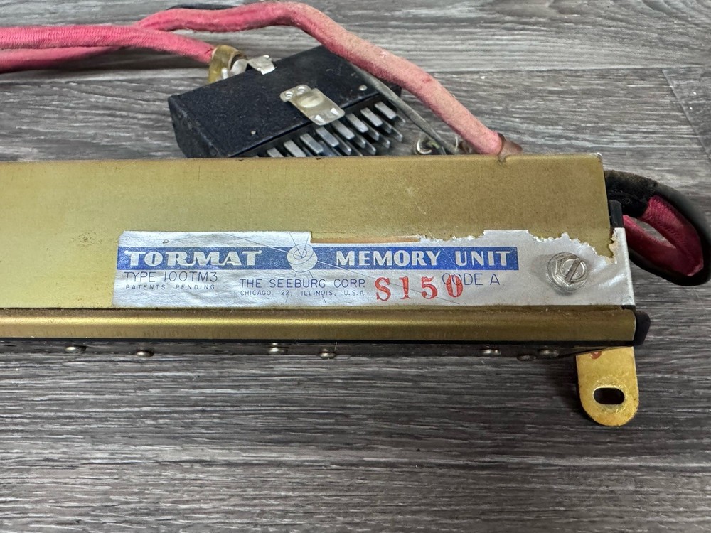 Seeburg Q100 Jukebox Tormat Memory Unit 100TM3