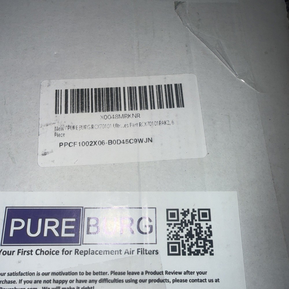 PureBurg Rcx70101 Filter 6 Piece
