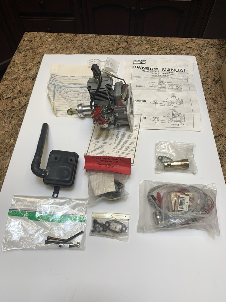 NOS Zenoah G23 Engine In box with Xtras