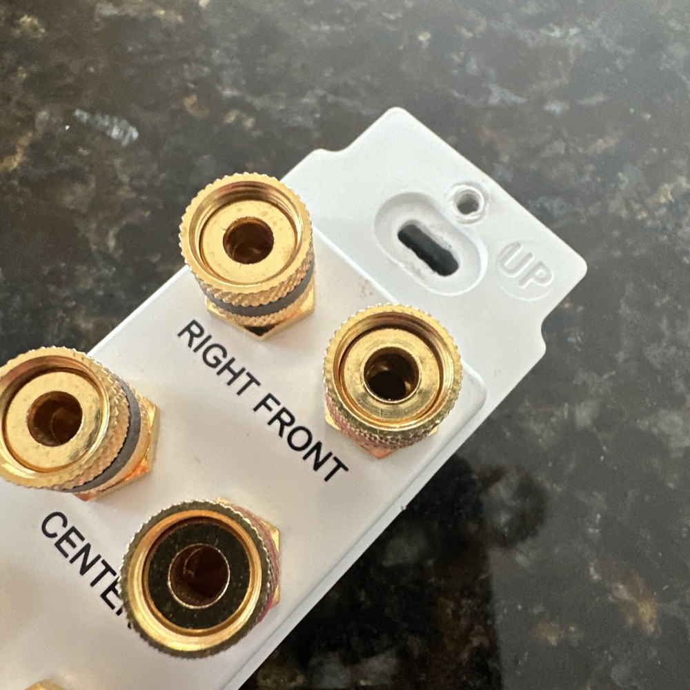 Three Speaker Wall Plate