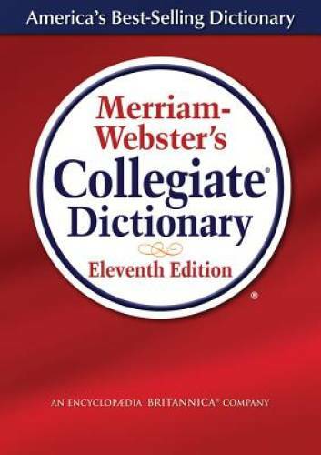 Merriam-Webster's Collegiate Dictionary (Laminated Cover) - Hardcover - GOOD