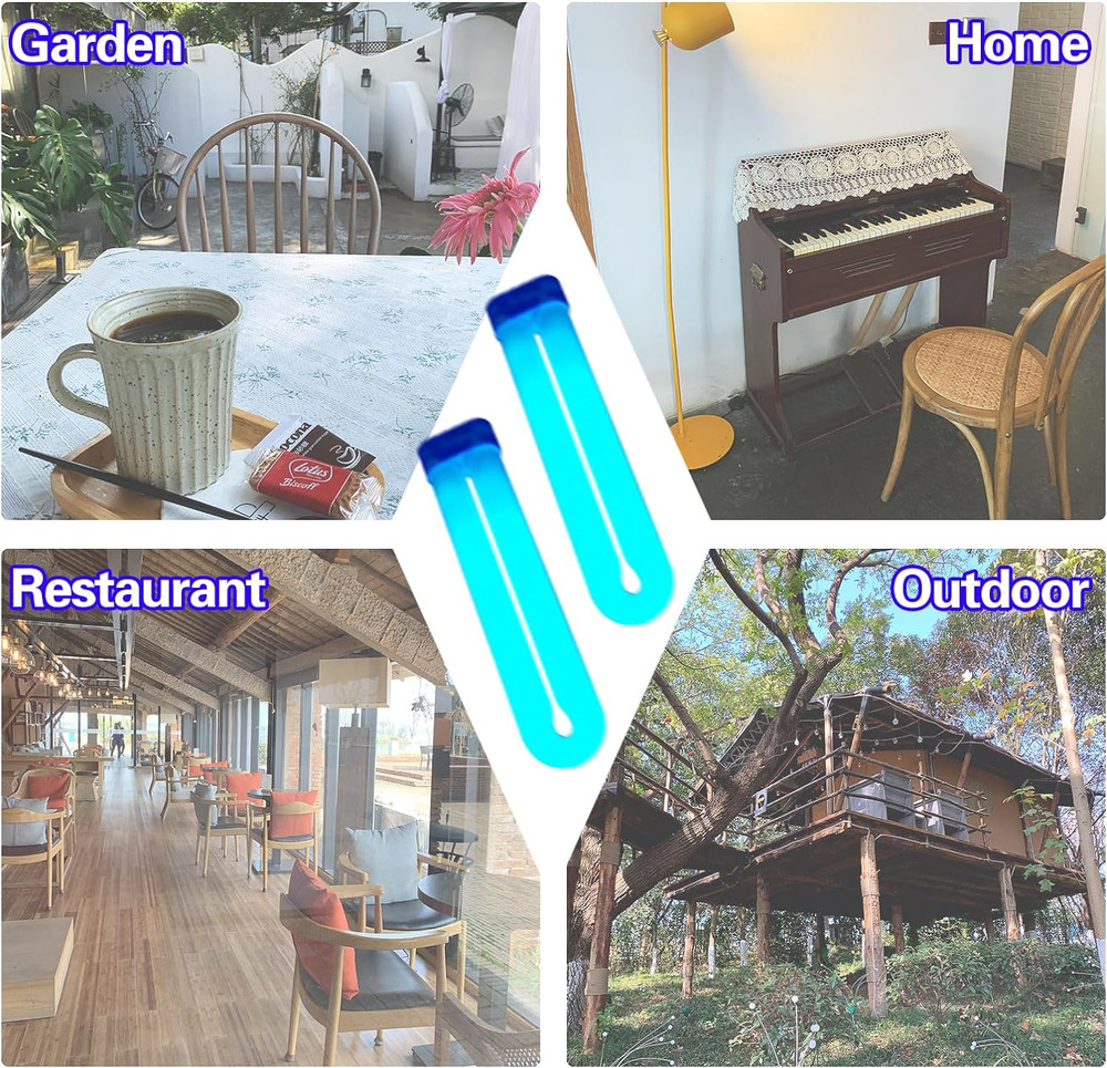 2 Pack FUL15W BL (BF-35) Fluorescent Black Light Bulb Replacement Compatible Flo