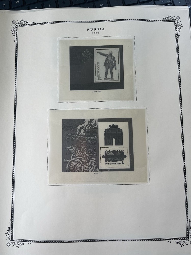 Russia USSR 1987 On Scott Specialty Pages