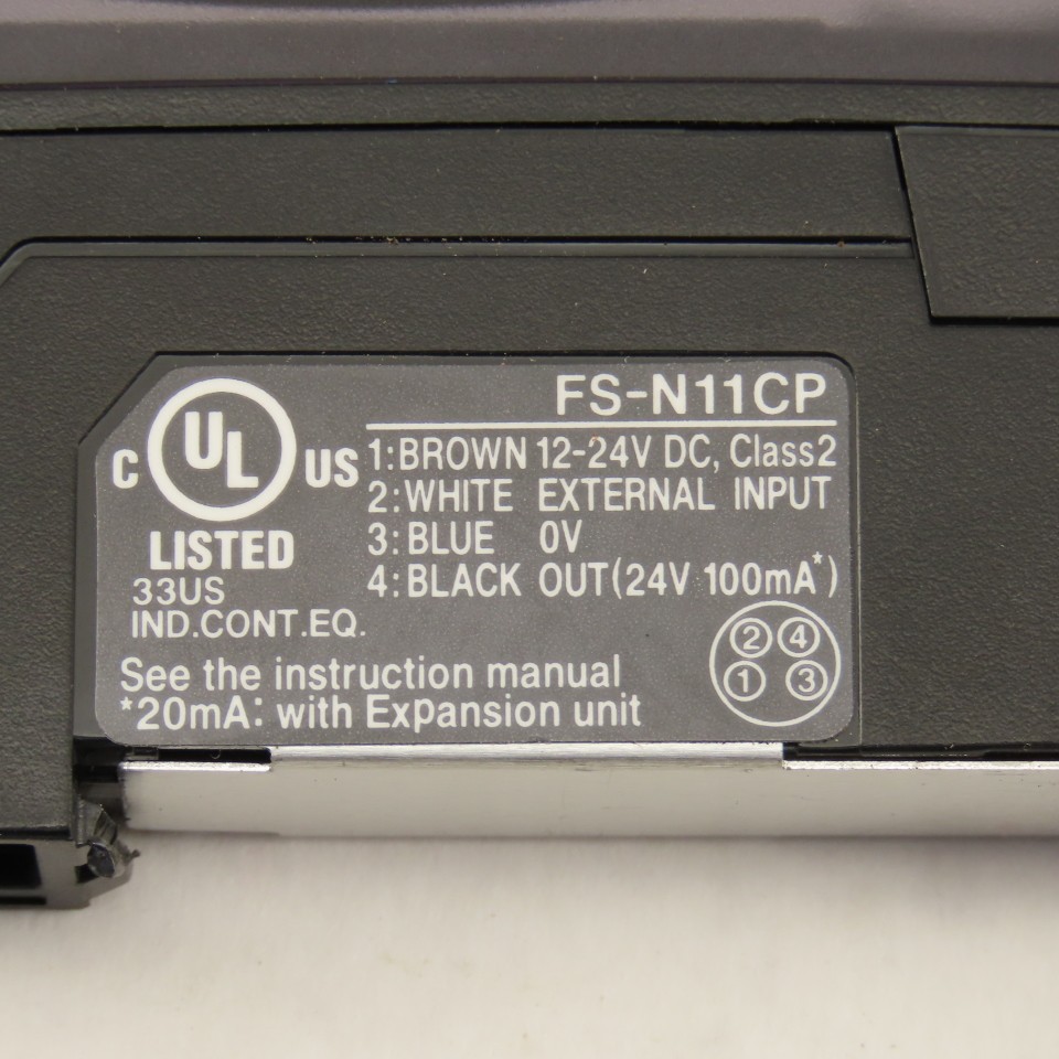 Keyence FS-N1CCP Fiber Optic Amplifier Unit