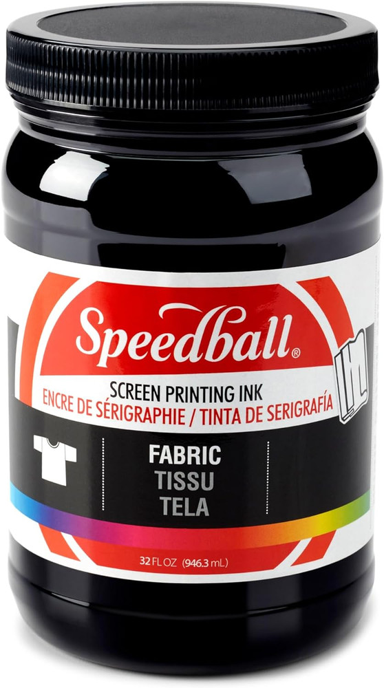 4600 Fabric Screen Printing Ink, 32 Fl Oz., Black