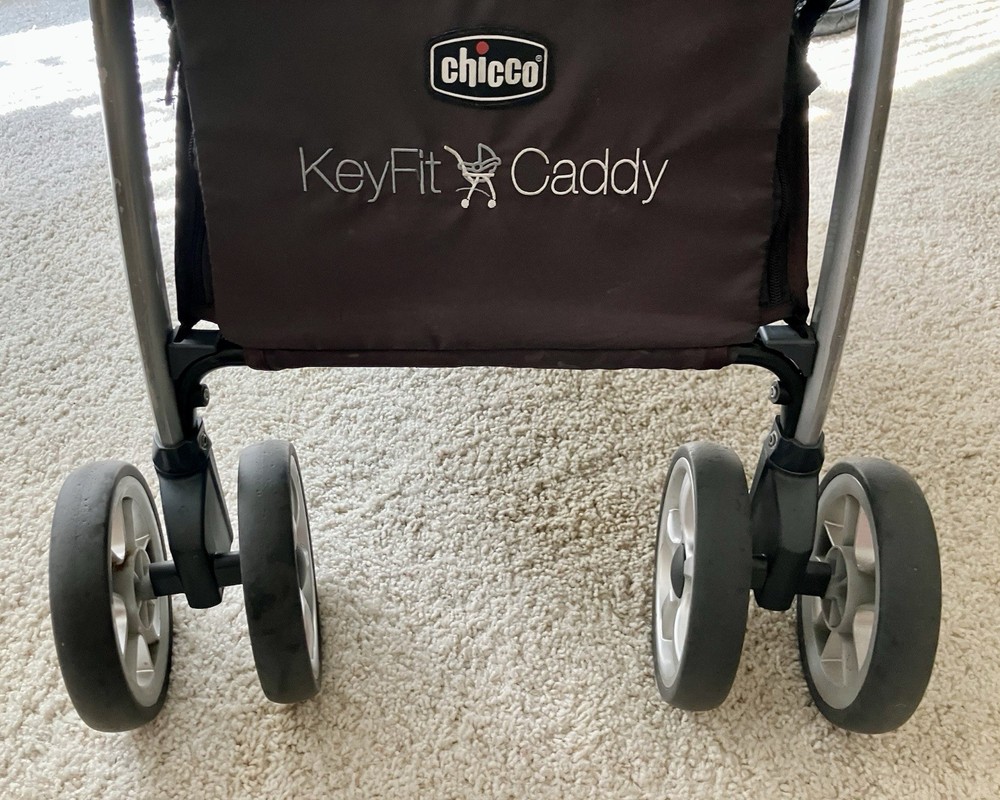 Chicco Keyfit Caddy Stroller - Replacement Front Wheels. - Silver Double Wheels.