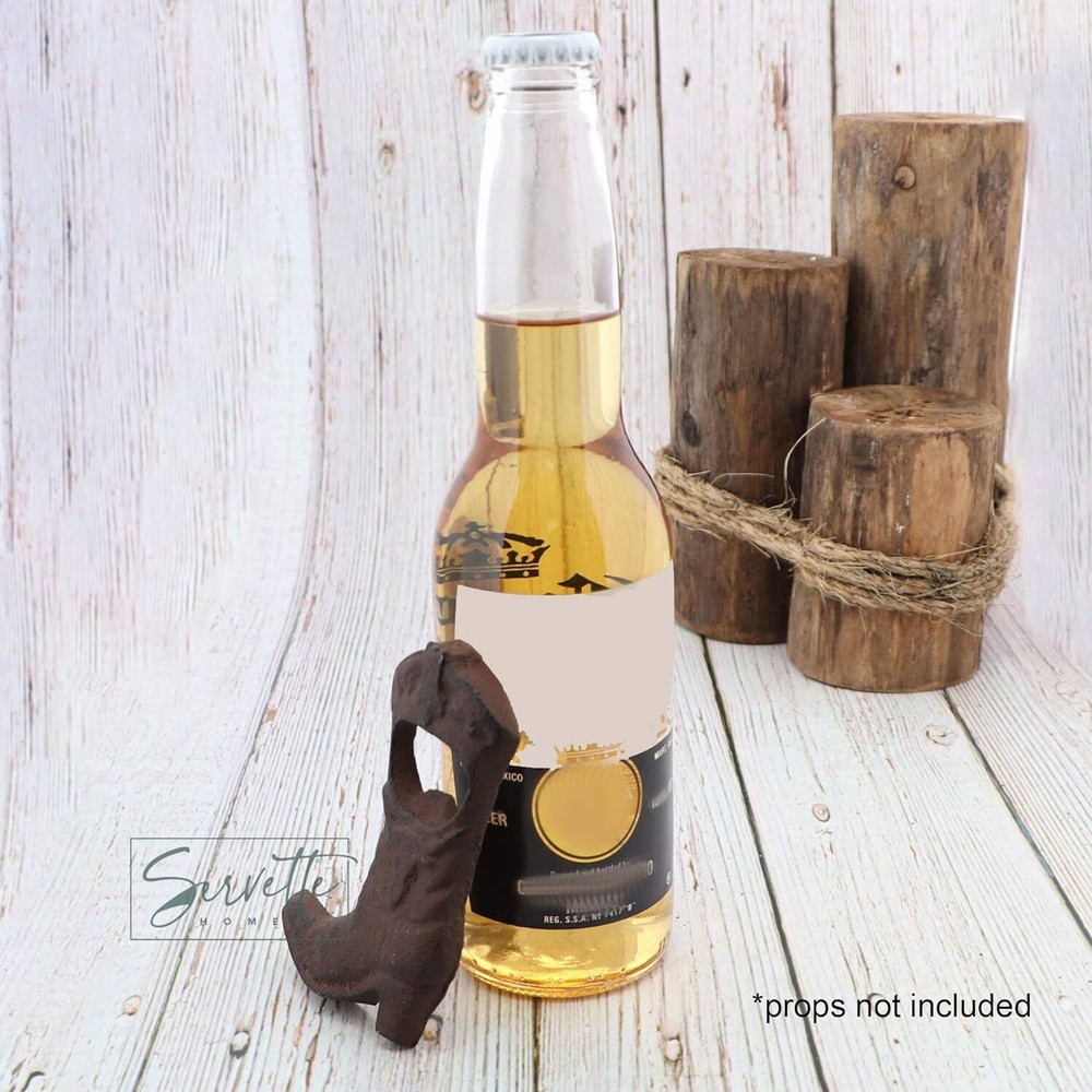 Rustic Boot Cast Iron Beer Bottle Opener
