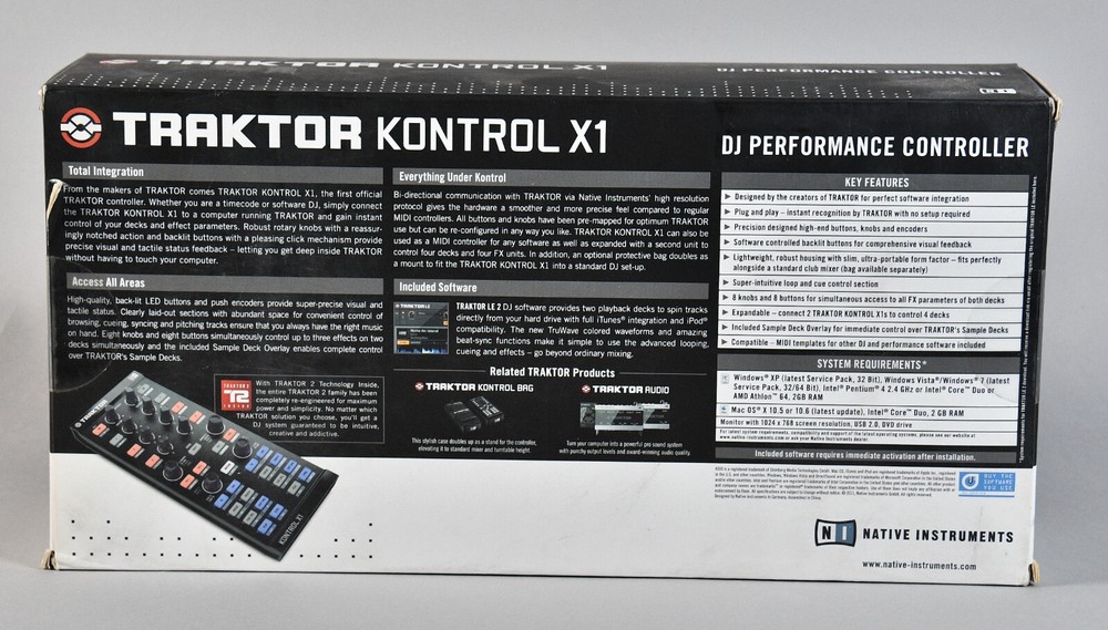 Traktor Kontrol X1 Native Instruments Controller Interface-New in Box